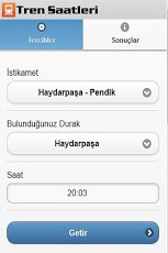 Mobil Uygulama: Haydarpaşa Tren Saatleri